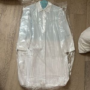 Zara white dress fresh from dry cleaners!